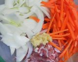 我が家のヘルシーな豚肉スタミナ焼き☆作り方1写真
