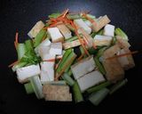 厚揚げ小松菜の☆ごまだれ塩麹炒め作り方6写真