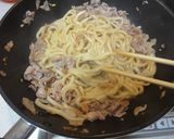 菜の花畑の焼きうどん☆作り方5写真