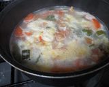鮭とトマトの卵☆塩麹スープ作り方5写真