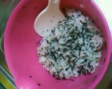 キャラ弁 ★ひじきでトトロおにぎり作り方1写真