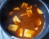 トマトと厚揚げの味噌汁作り方2写真
