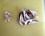 おやじ犬特製 鶏と牛蒡と椎茸の和風パスタ作り方2写真