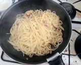 おやじ犬特製 鶏と牛蒡と椎茸の和風パスタ作り方8写真