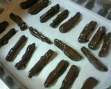 ゴボウのチョコレートスティック作り方10写真