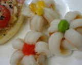 ぶきっちょさんの　❀ちくわフラワー❀　作り方10写真