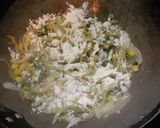 かにと生サーモンの北国クリームパスタ☆作り方4写真