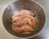 ささみの塩麹漬けほうれん草のナムル作り方1写真