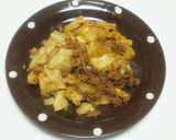 キャベツと挽き肉のカレー炒め作り方5写真