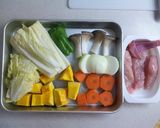 残り野菜と豆乳のコラボスープ♪作り方1写真