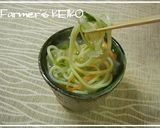 【農家のレシピ】千切り野菜のしゃぶしゃぶ作り方7写真