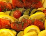 鮭と野菜のローズマリーグリル作り方3写真
