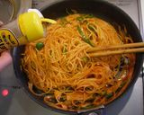 フライパン1つだけ!楽チントマトパスタ☆作り方6写真