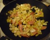 簡単生地キッシュ★ごろごろサーモンと野菜作り方3写真