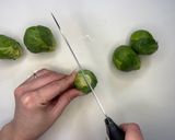 トリュフ醤油で、ご馳走レンチン芽キャベツ作り方3写真