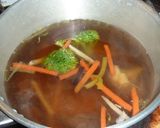 お肌ツルツル、野菜蕎麦　コンソメ味。　作り方1写真