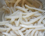 食感にやみつき☆蒟蒻とレンコンのきんぴら作り方3写真