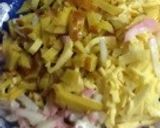 伊達巻とピンクかまぼこだけ！ひな祭り寿司作り方4写真