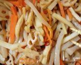 食感にやみつき☆蒟蒻とレンコンのきんぴら作り方6写真