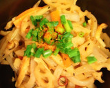 食感にやみつき☆蒟蒻とレンコンのきんぴら作り方7写真