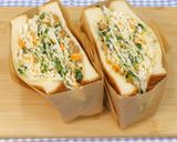 キャベツたっぷり!納豆サンド作り方6写真