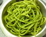 茶の香り❀　お箸で食べるつけパスタ。作り方10写真