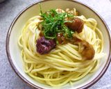 海苔・長芋の和風つけパスタ　梅風味作り方9写真