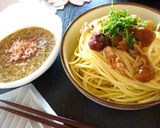 海苔・長芋の和風つけパスタ　梅風味作り方10写真