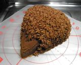 3D立体＊チョコのハリネズミ ケーキ♪作り方11写真