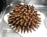 3D立体＊チョコのハリネズミ ケーキ♪作り方16写真
