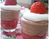 いちごジュレとチョコの２層ムース♡作り方7写真