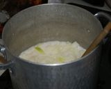 ポークソテーのホワイトソース掛け作り方1写真