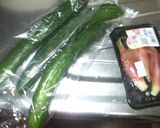 冷たい生姜梅干しスープ♪簡単きゅうり茗荷作り方1写真