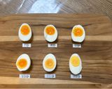 保存版！理想のゆで卵☆ゆで時間と黄身の固さ一覧作り方3写真