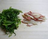 青じそとシラスのゴマ塩麹和え作り方1写真