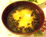 豆腐とのりの味噌汁(だしの素で)作り方8写真