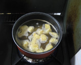 簡単！さつまいもと白菜の味噌汁作り方2写真
