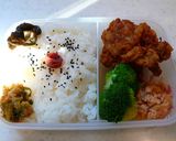 我が家の定番！「鶏唐揚げ弁当！」作り方5写真