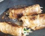 ☆超節約☆豆苗ともやしの豚肉巻き作り方7写真