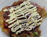 ひき肉たっぷりお好み焼き作り方5写真