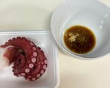 プリっとやわらか♫揚げないタコの唐揚げ作り方1写真