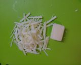 春菊のチーズナムル作り方1写真