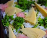 春♡菜の花とたけのこのお寿司作り方5写真