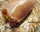 ヘルシー♪鶏むねの照り焼き野菜ロール作り方5写真