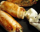 ヘルシー♪鶏むねの照り焼き野菜ロール作り方8写真