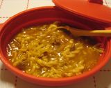 簡単に♪ミートソースでスープスパ風♪作り方4写真