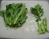 85ｋｃｌ♪主菜になる春菊のご馳走サラダ作り方1写真