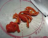 85ｋｃｌ♪主菜になる春菊のご馳走サラダ作り方3写真