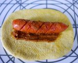フランス生地で♪Ｗカレーのウインナーパン作り方6写真
