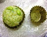 お茶漬け風　梅ワサビおにぎり作り方8写真
